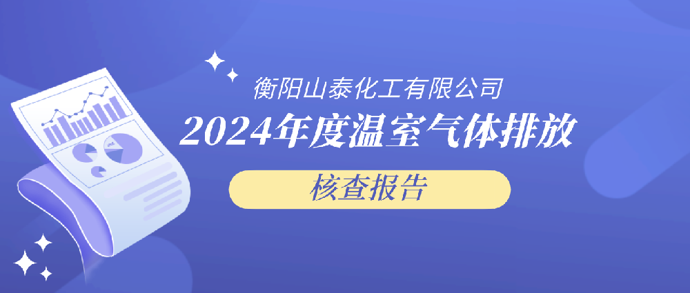 衡阳山泰化工有限公司 2024年度温室气体排放核查报告